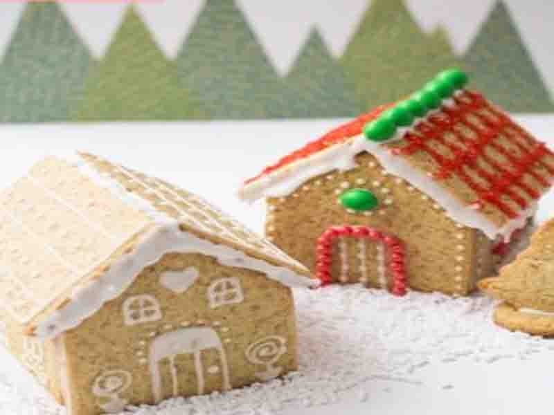 How to make a Christmas gingerbread house - Recipes for Kids